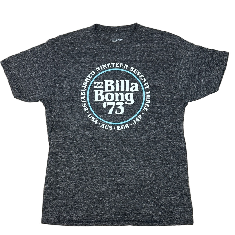 Billabong Men's Charcoal Graphic Tee SKU1000
